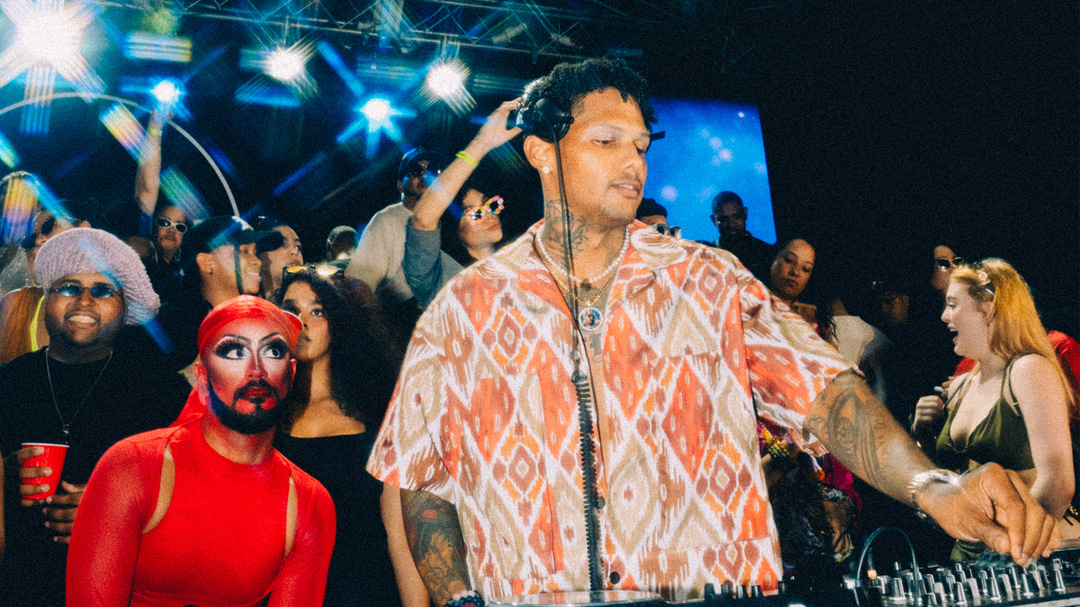 Photo of set DJ Gabriel B.