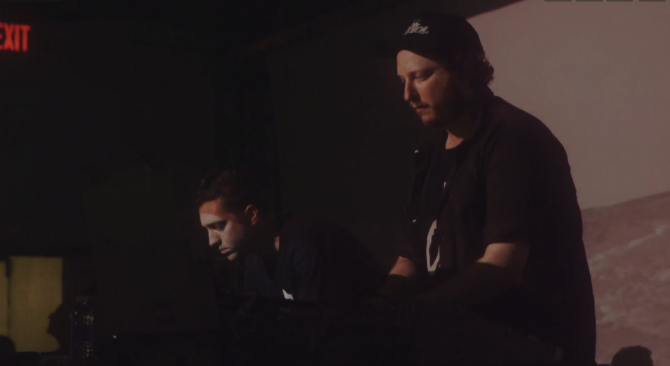 Photo of set Oneohtrix Point Never.