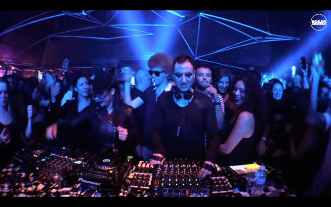 Photo of set Miss Kittin b2b Dubfire.