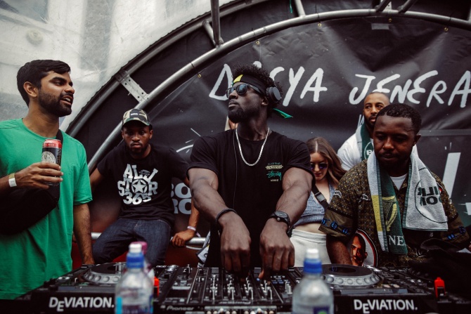 Photo of set Deviation x Boiler Room x Disya Jeneration.
