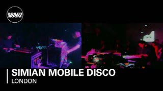 Photo of set Simian Mobile Disco.