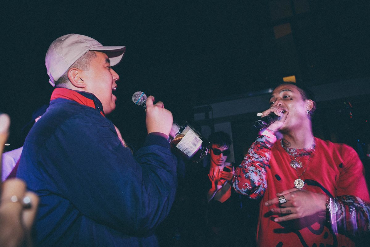 Photo of set Keith Ape.