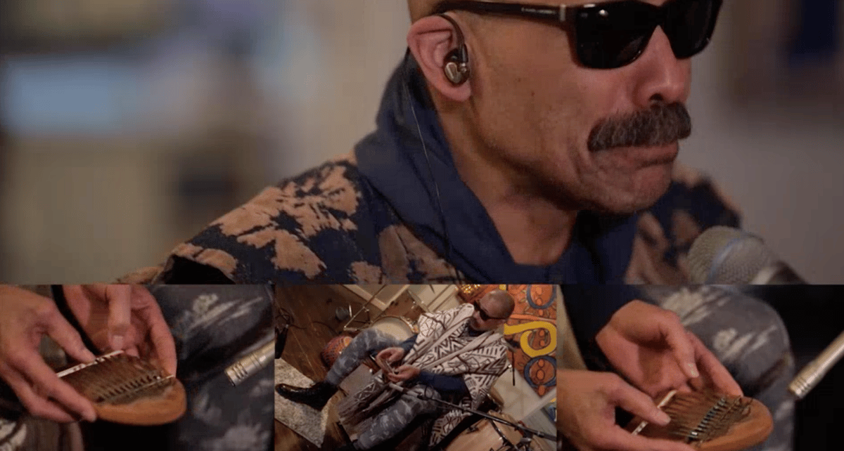 Photo of set Kahil El'Zabar & Osunlade.