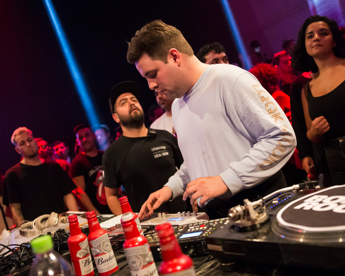 Photo of set DJ Python.