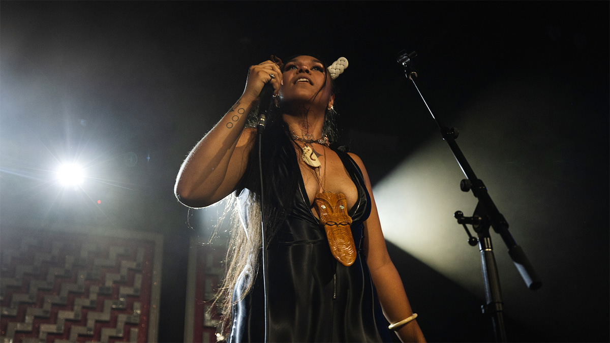 Photo of set Mokotron & Te KuraHuia.