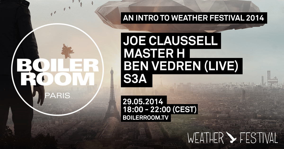 Boiler Room: An Intro To Weather Festival  flyer