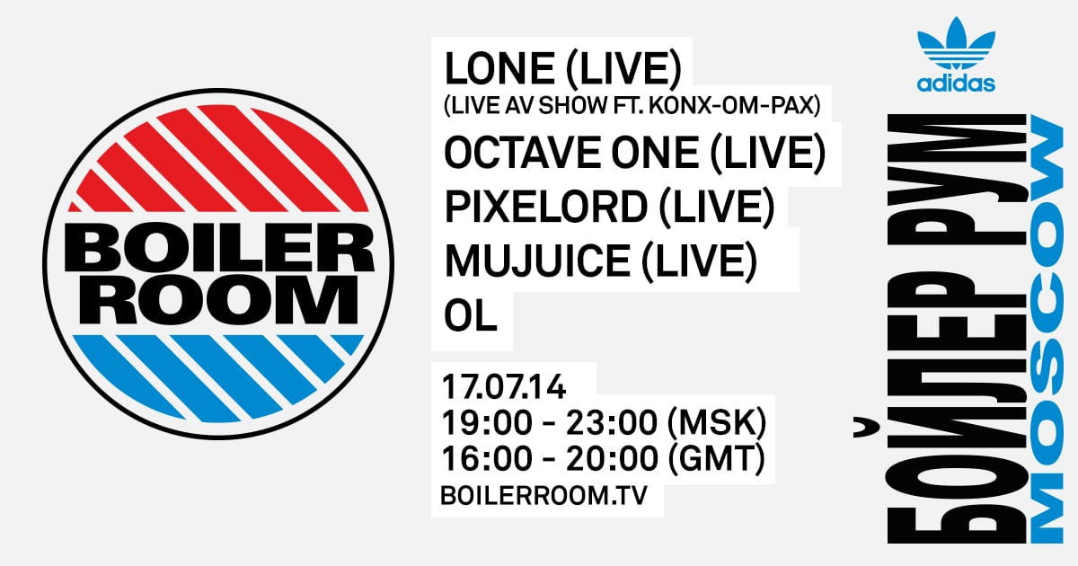 Moscow: Lone, Octave One, Pixelord, Mujuice, OL flyer