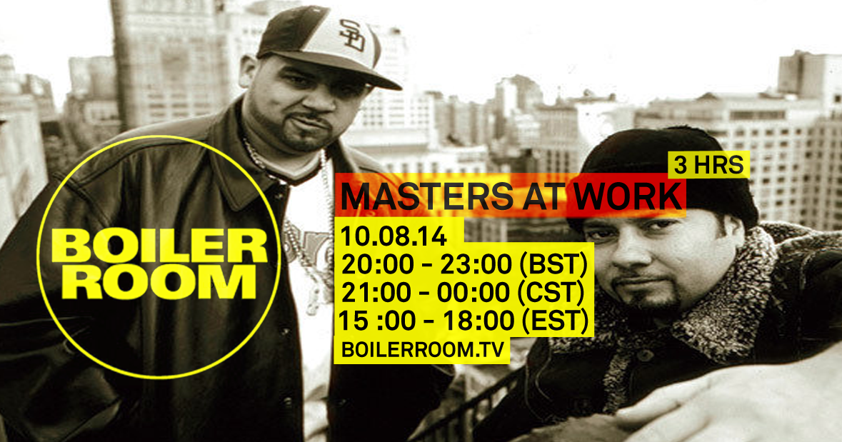 Defected Records Presents Masters at Work flyer