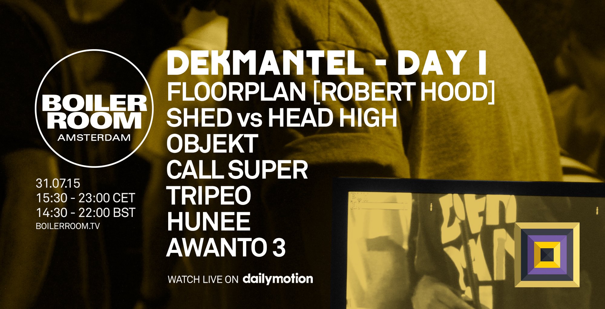 Dekmantel Day One flyer