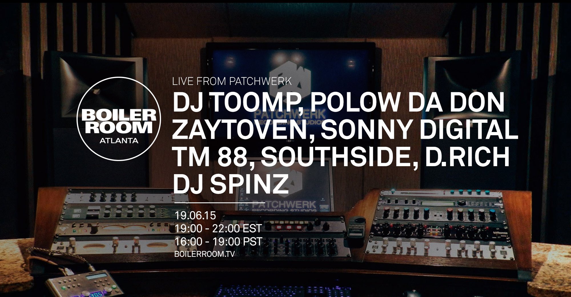 Atlanta: Live From PatchWerk Studio flyer