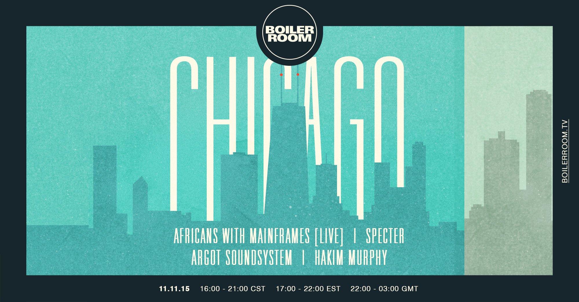 Chicago vs Detroit #2 flyer