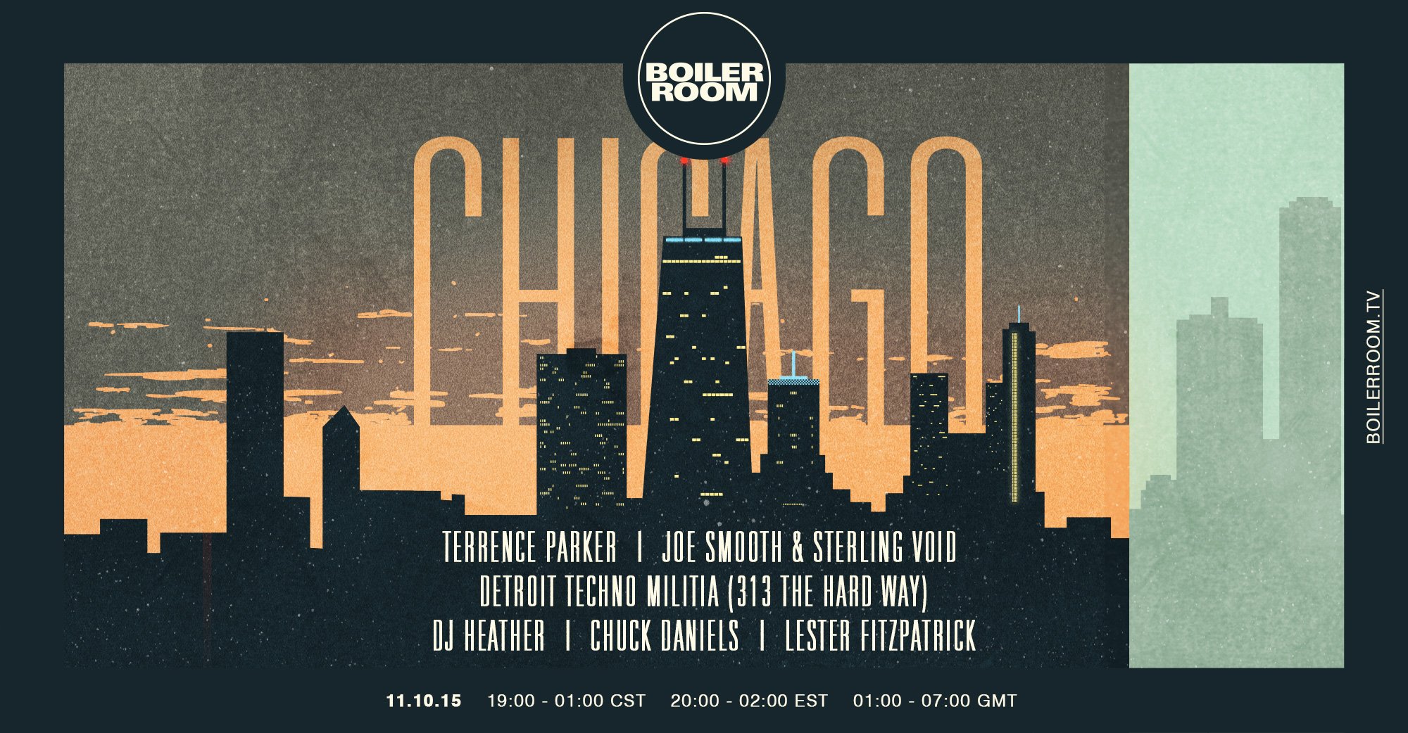 Chicago vs Detroit #1 flyer