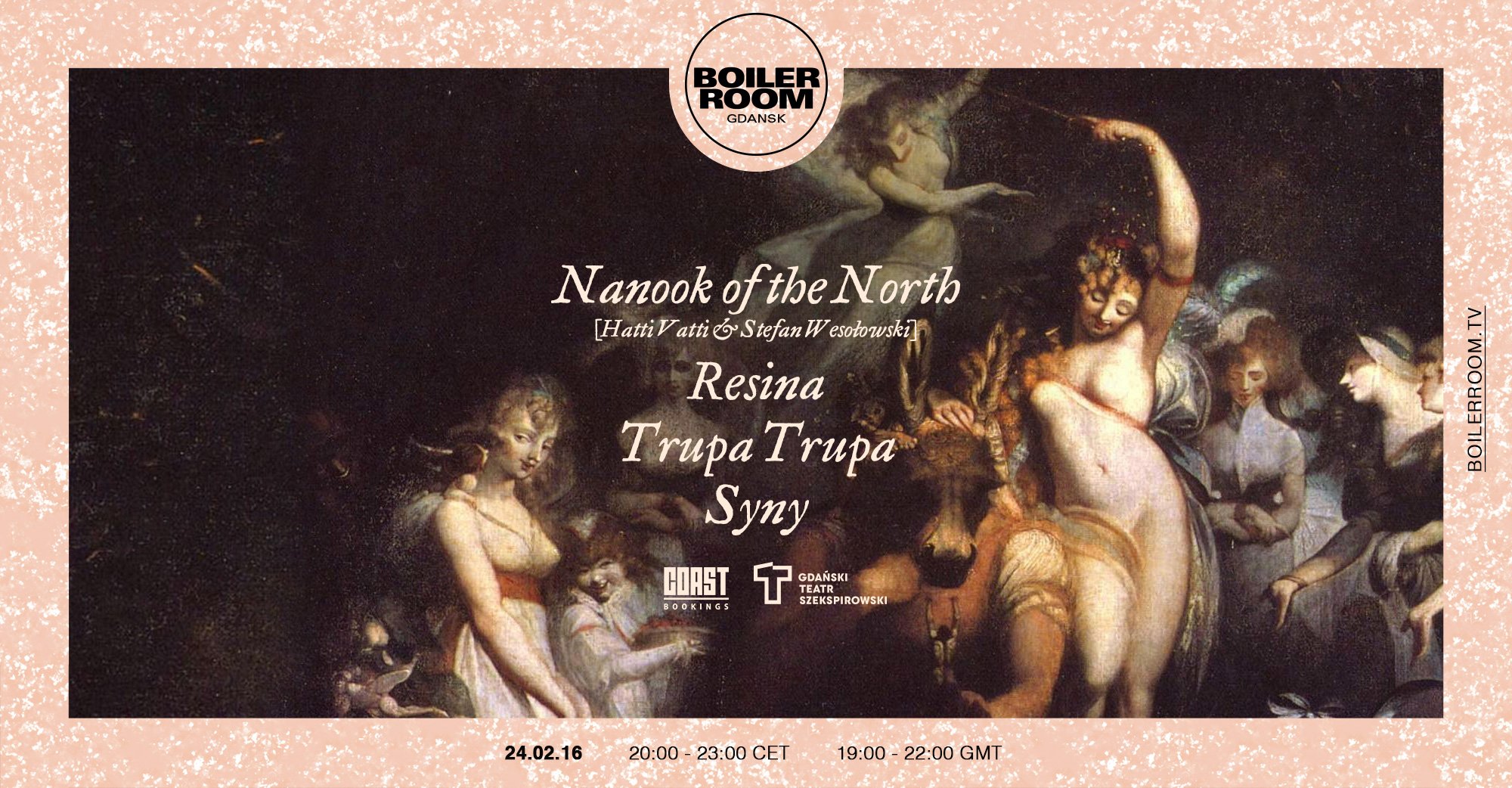 Gdańsk: Nanook of the North, Resina, Trupa Trupa & Syny flyer