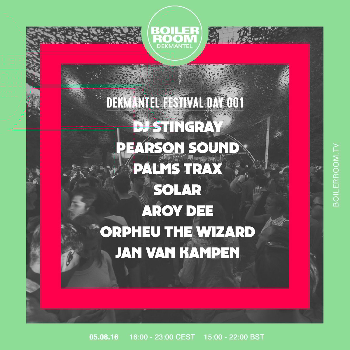 Dekmantel Day 001 flyer