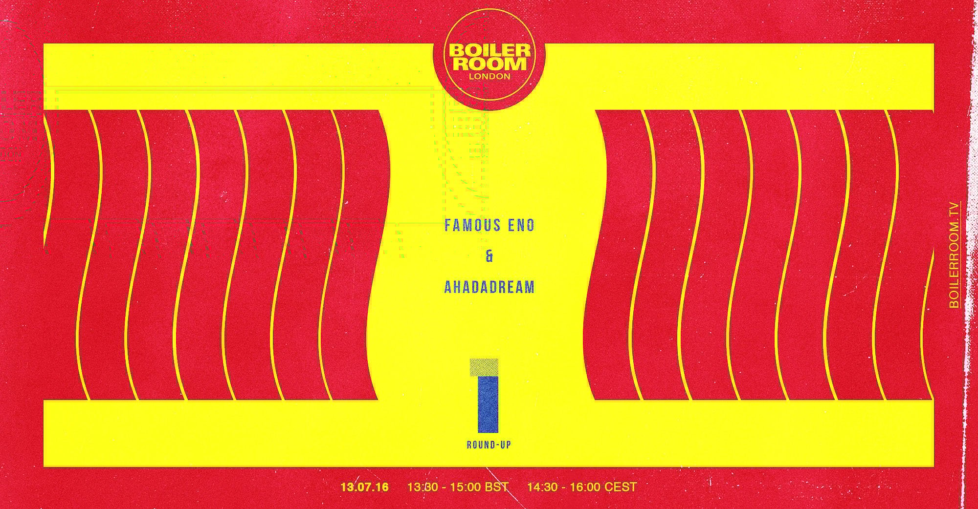 Channel 1 Round-Up: Famous Eno & Ahadadream flyer