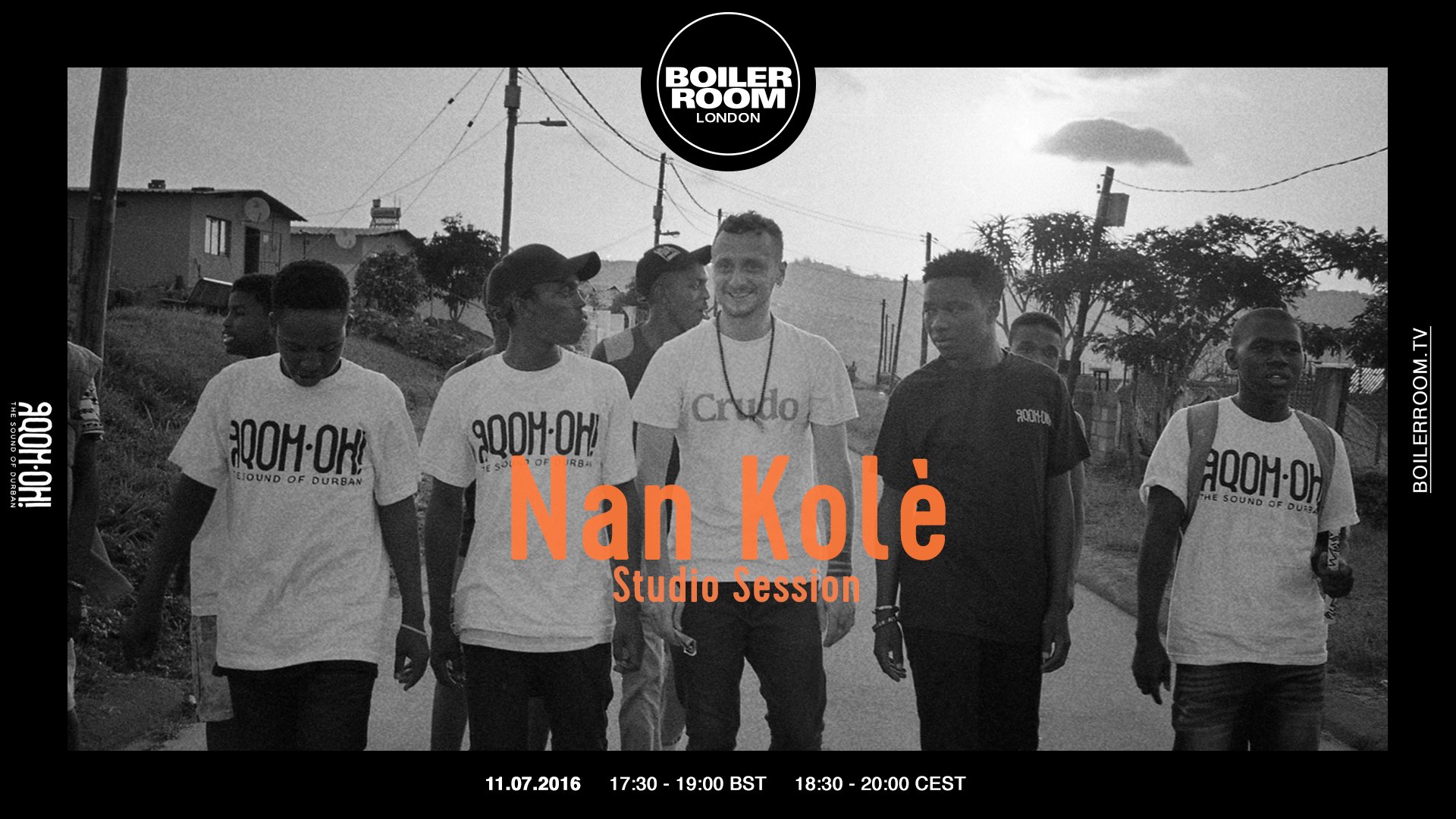 Nan Kolè "Studio Session" flyer