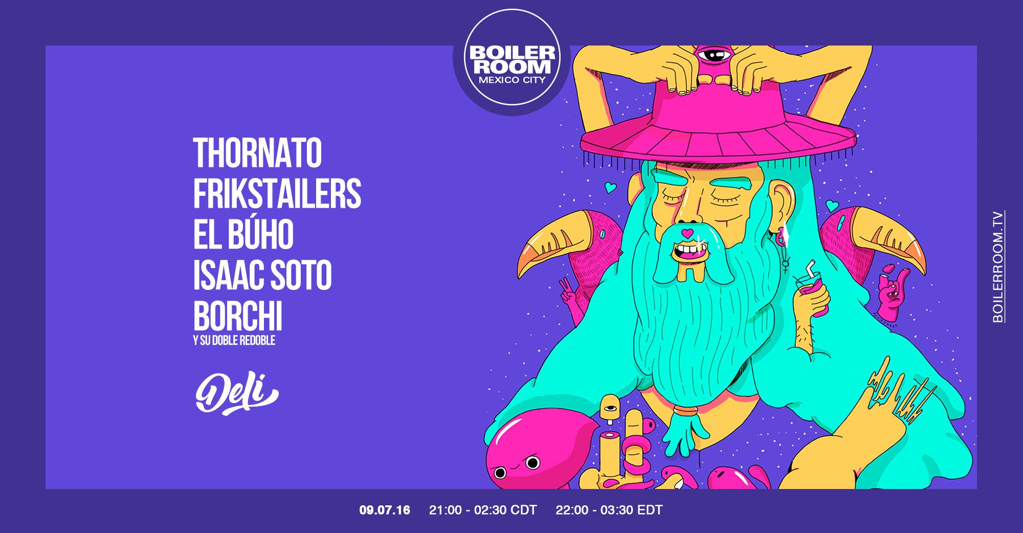 Mexico City: Deli Nights flyer