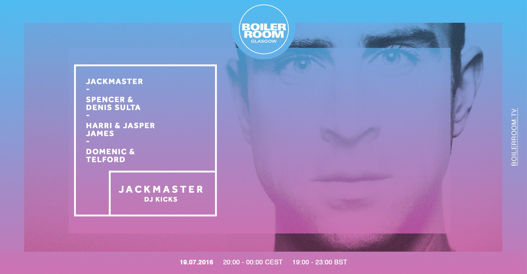 Jackmaster: DJ Kicks flyer