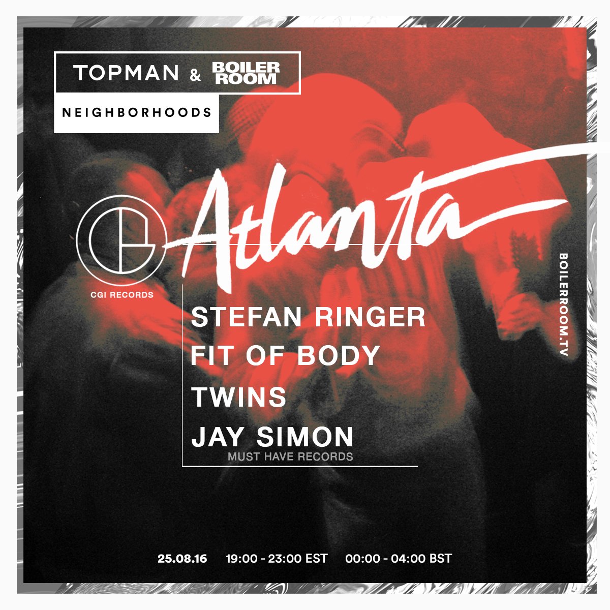 Topman Neighborhoods: CGI Records, Atlanta flyer