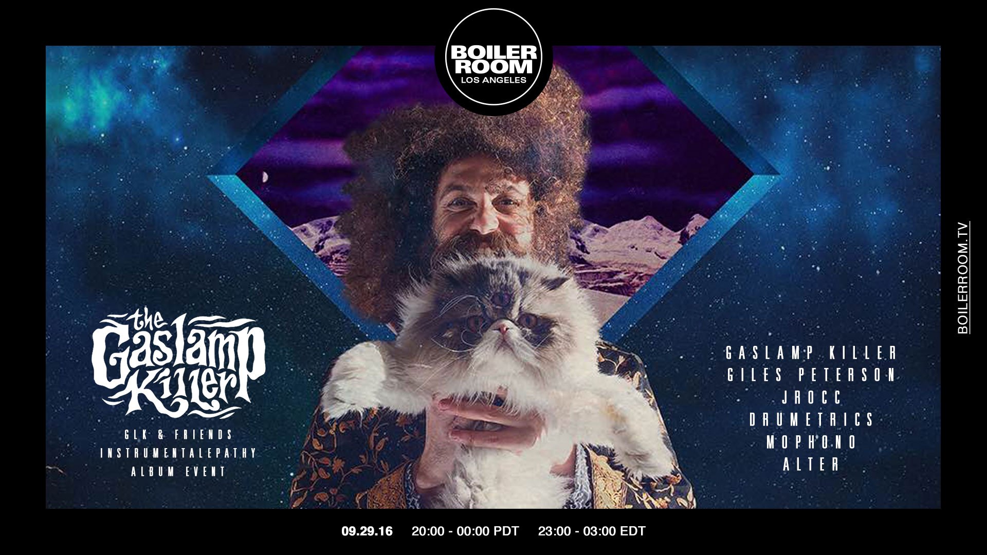 Los Angeles: The Gaslamp Killer Album Event flyer