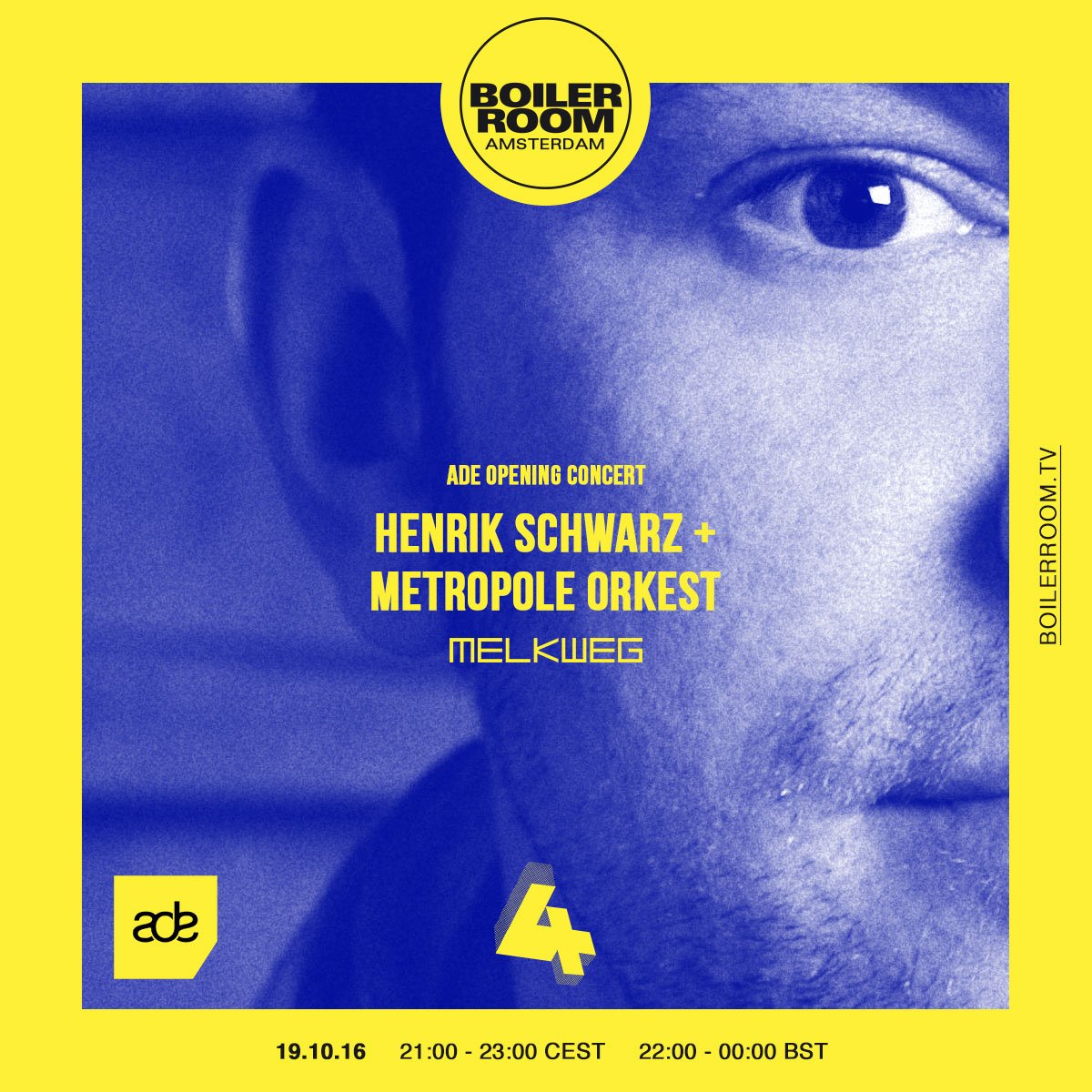 ADE Opening Concert: Henrik Schwarz & Metropole Orkest — "Scripted Orkestra" flyer