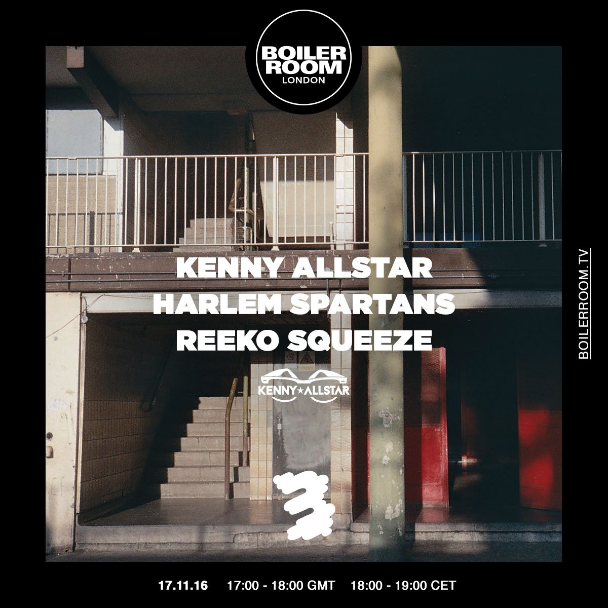KENNY ALLSTAR: HARLEM SPARTANS & REEKO SQUEEZE flyer