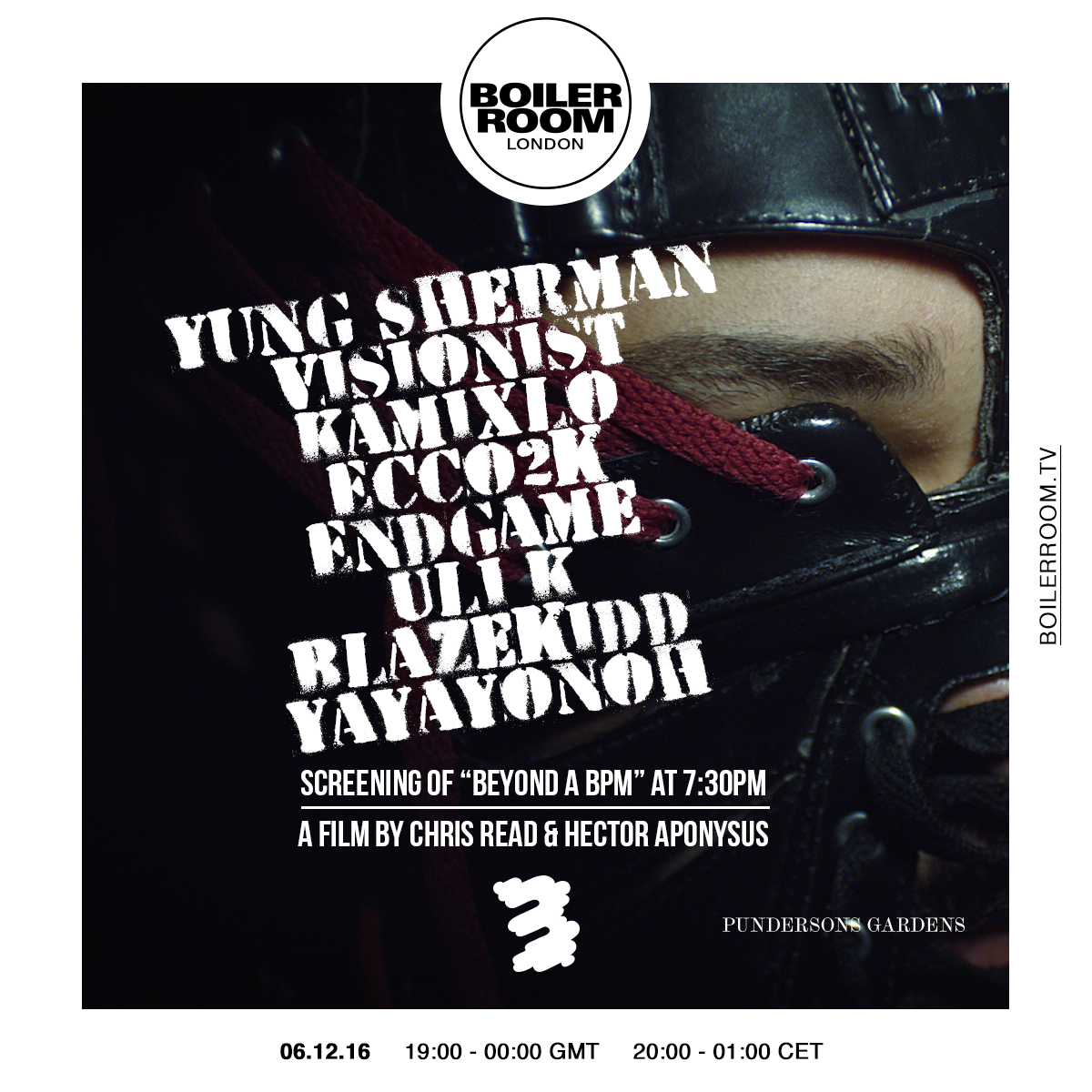 BEYOND A BPM : YUNG SHERMAN, VISIONIST, ECCO2K, KAMIXLO, ENDGAME, ULI K, YAYOYANOH, BLAZEKIDD flyer