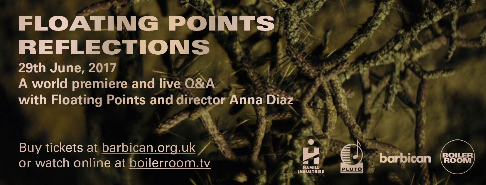 Floating Points - 'Reflections' flyer