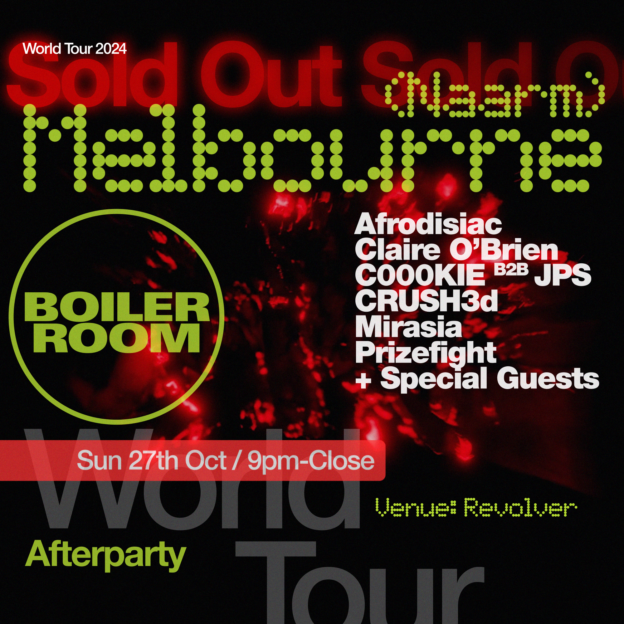 Melbourne | Afterparty flyer
