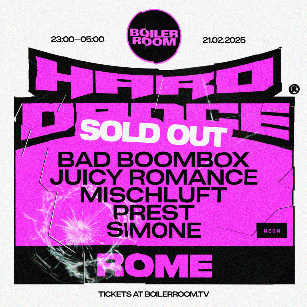 Hard Dance: Rome flyer