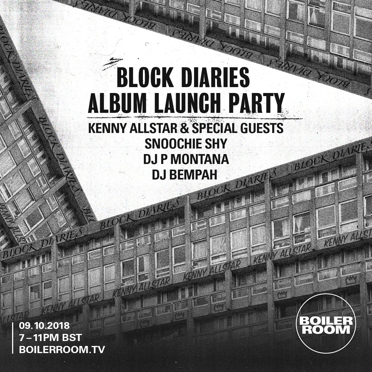 Kenny Allstar Album Launch Party flyer