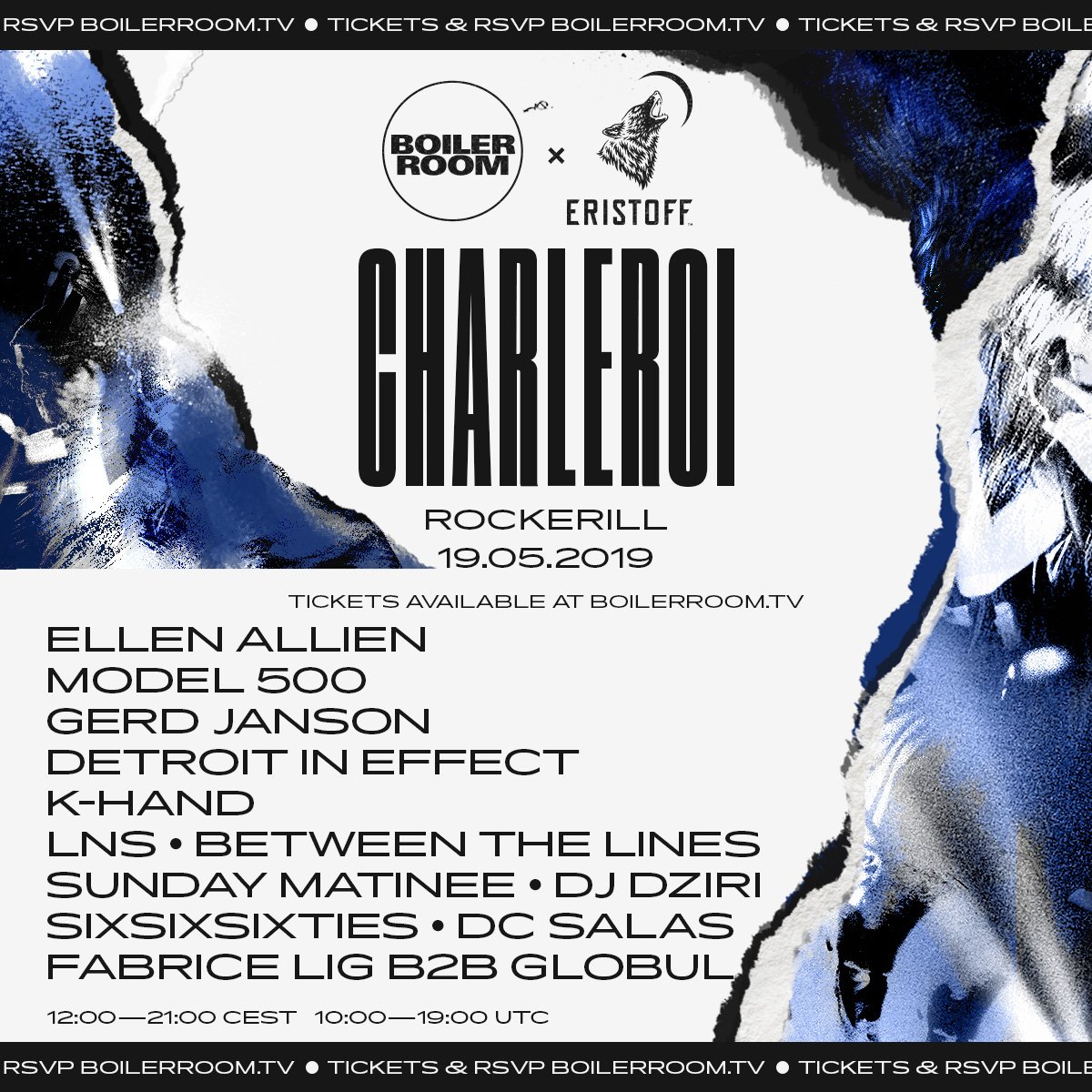 Boiler Room X Eristoff Day/Night Belgium flyer