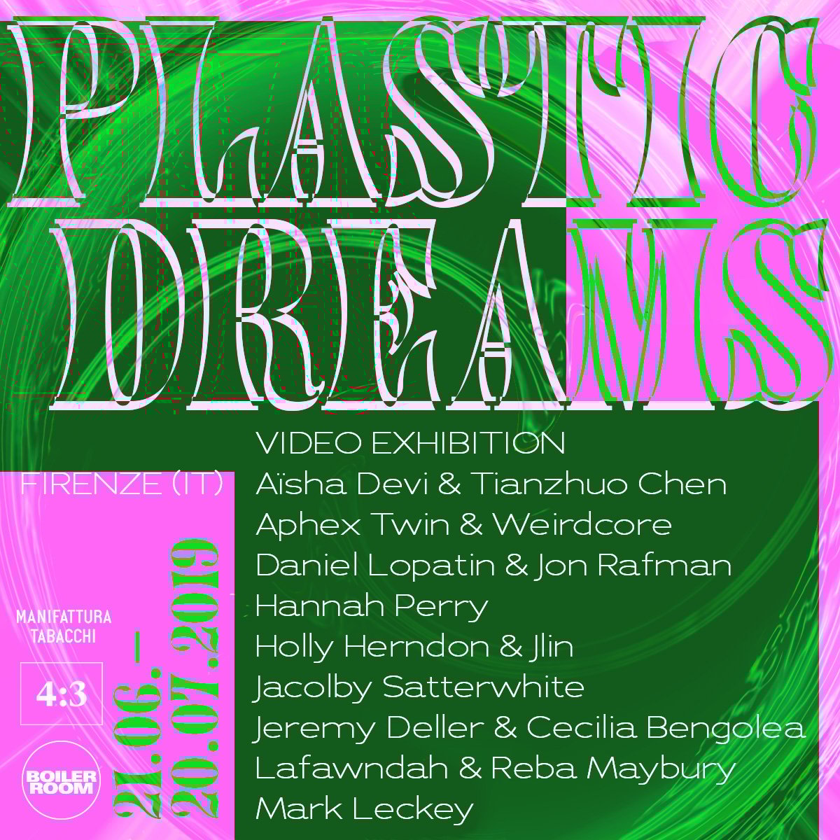 Plastic Dreams: Exhibition flyer