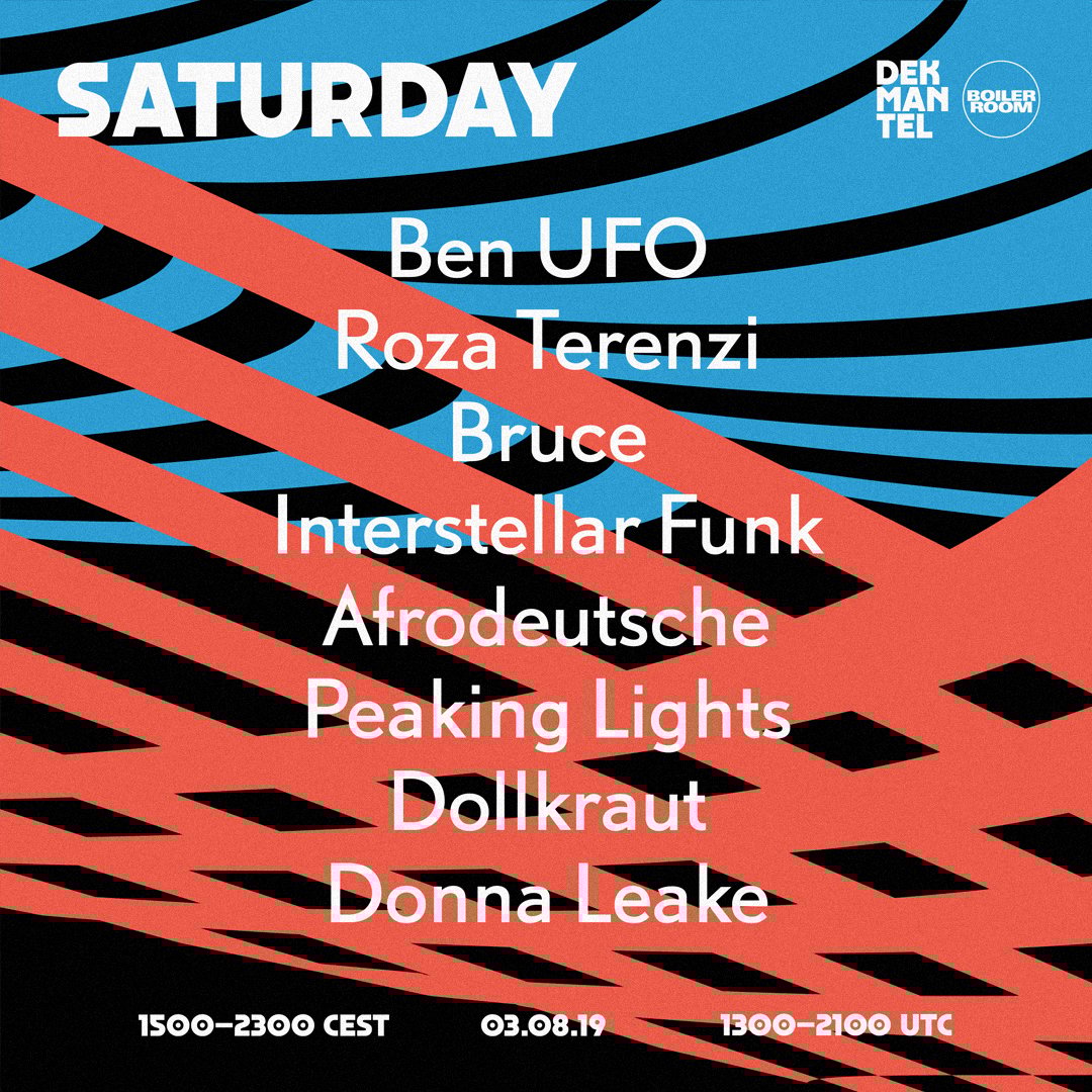 Dekmantel 2019: Saturday flyer