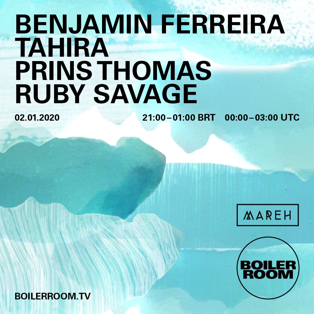 Boiler Room x MAREH flyer