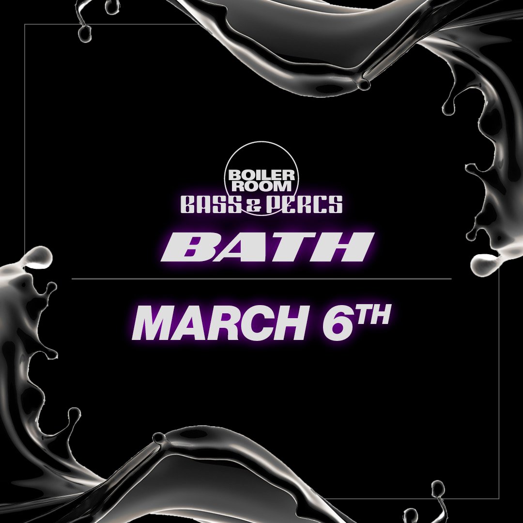Bass & Percs Tour: Bath flyer