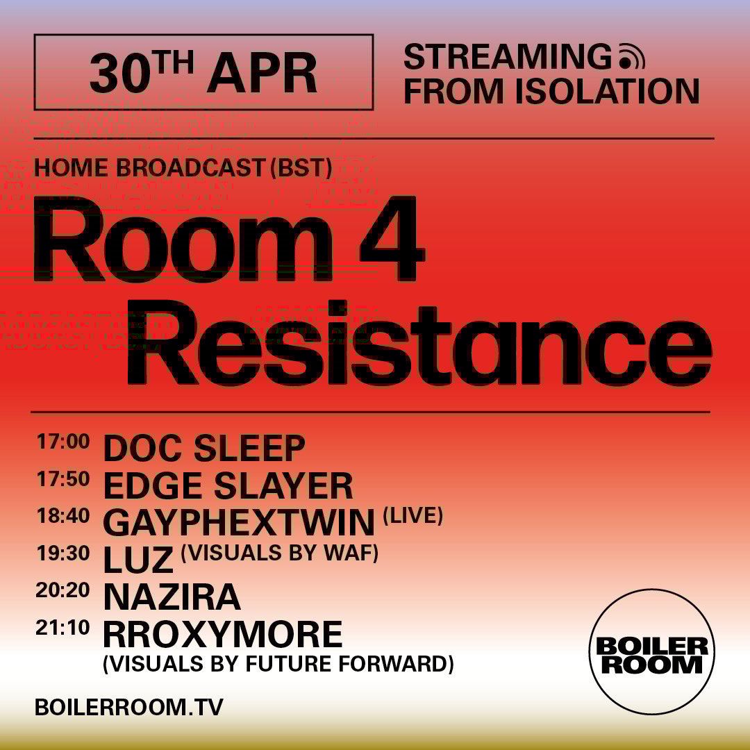 Streaming From Isolation with Room 4 Resistance flyer