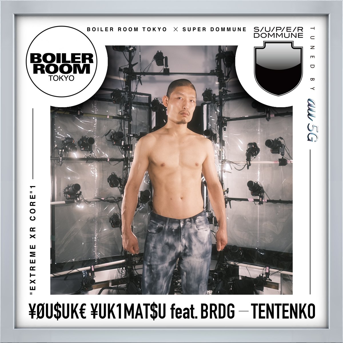 Boiler Room Tokyo x Super Dommune: ¥ØU$UK€ ¥UK1MAT$U, BRDG & Tentenko flyer