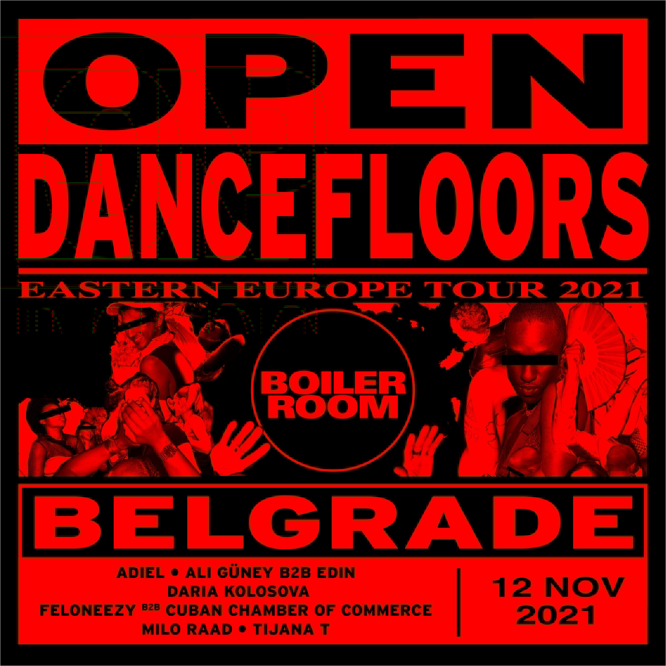 Open Dancefloors: Eastern Europe | Belgrade flyer