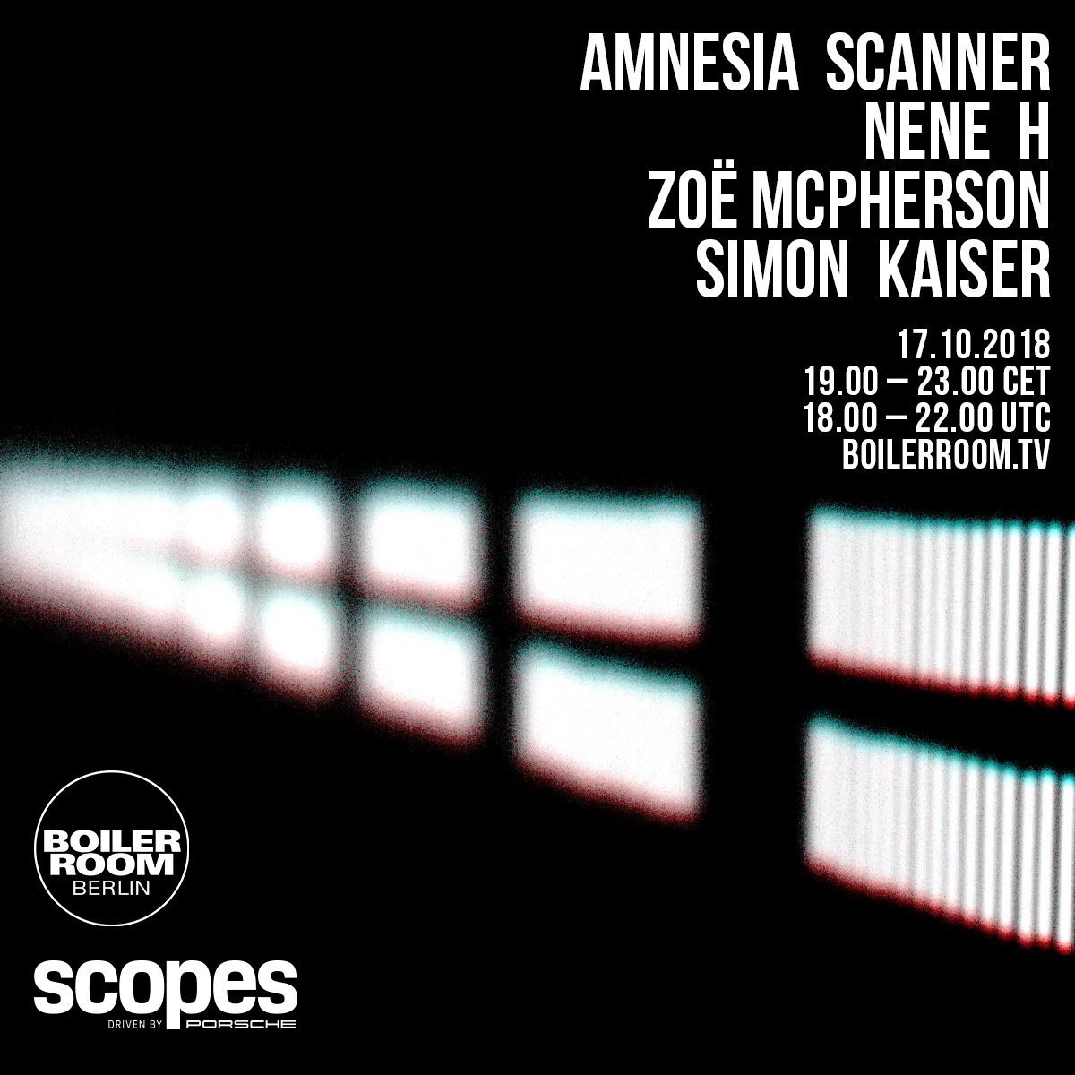 Scopes x Boiler Room flyer