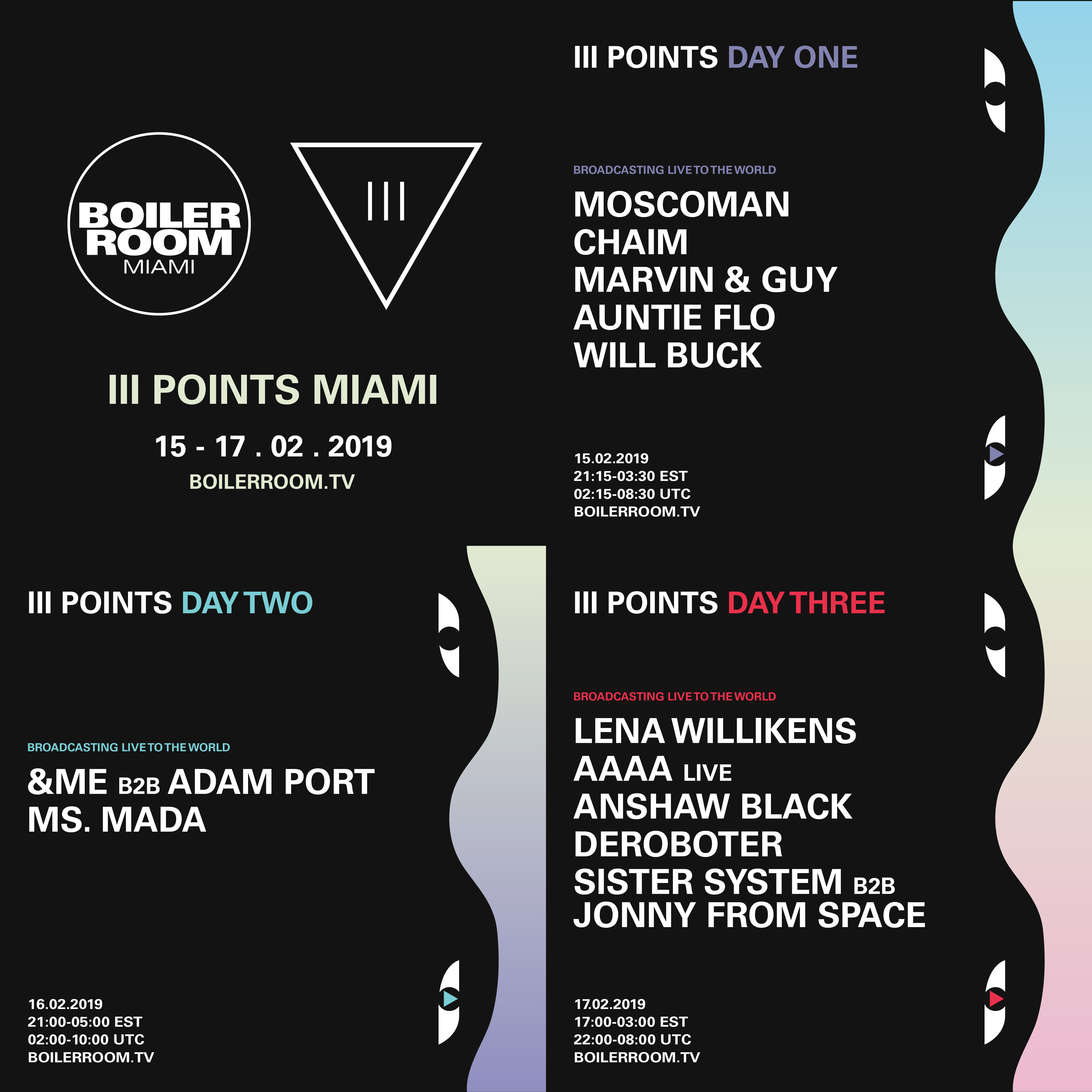 III Points Festival flyer