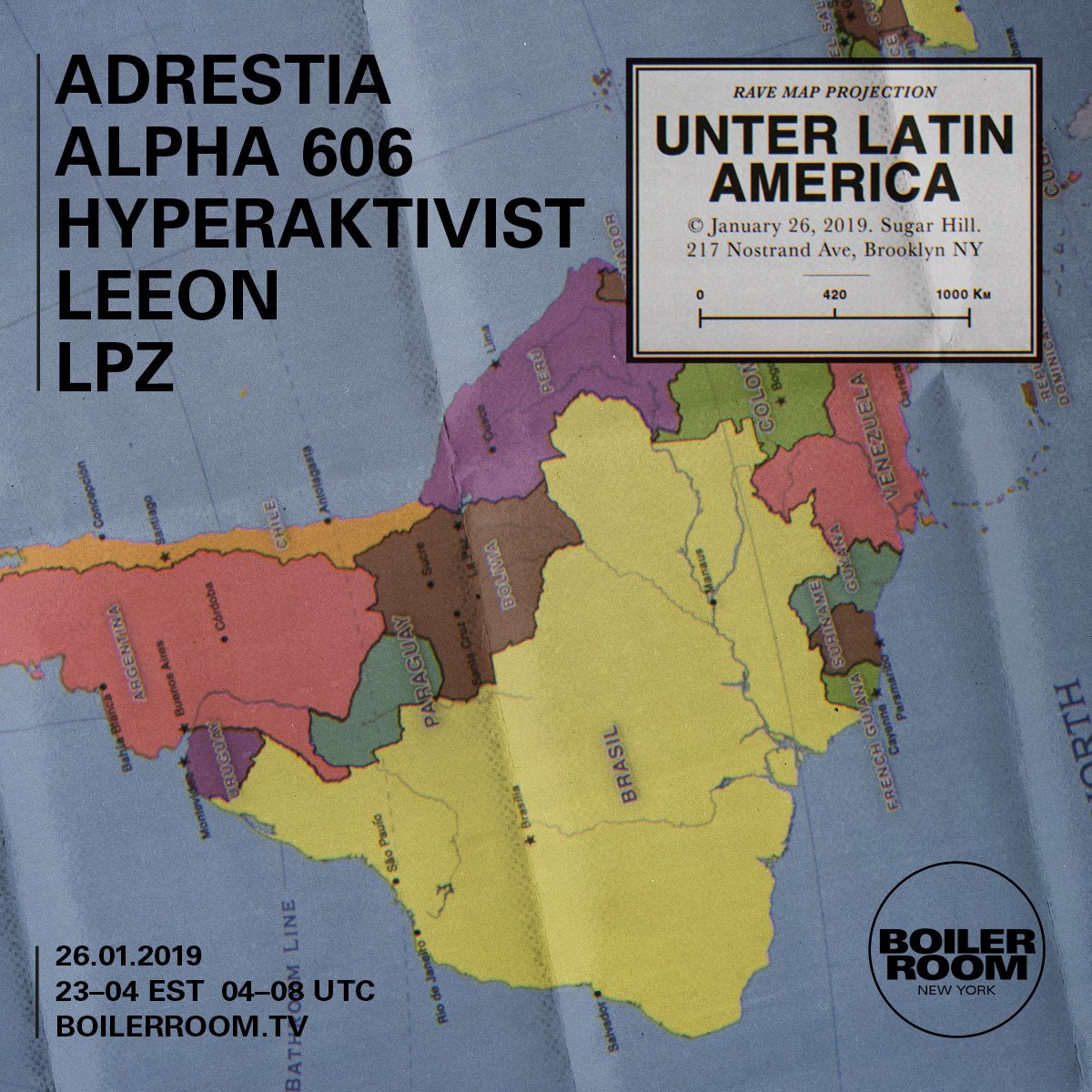 Unter Latin America flyer