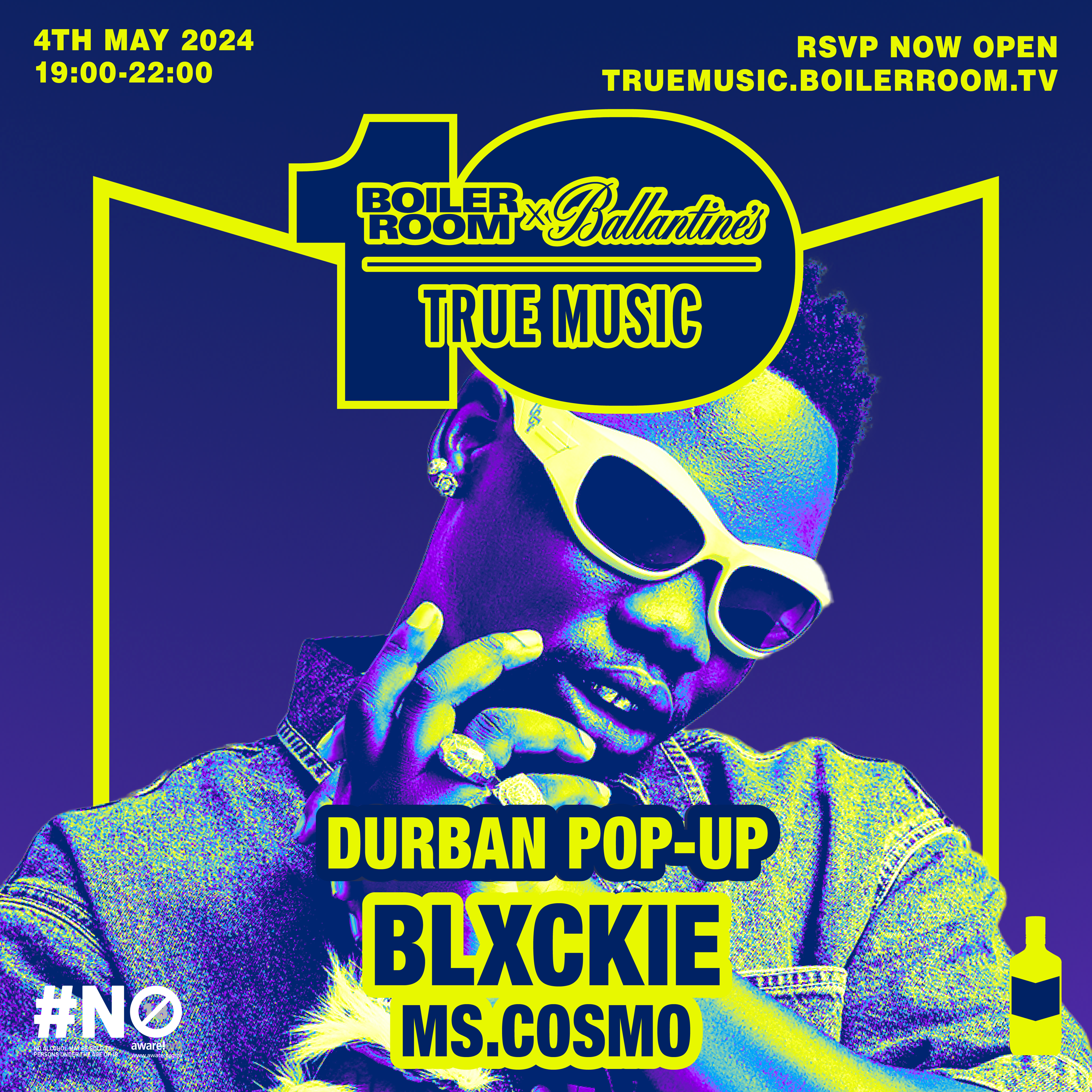Boiler Room x Ballantine's True Music 10: Durban flyer