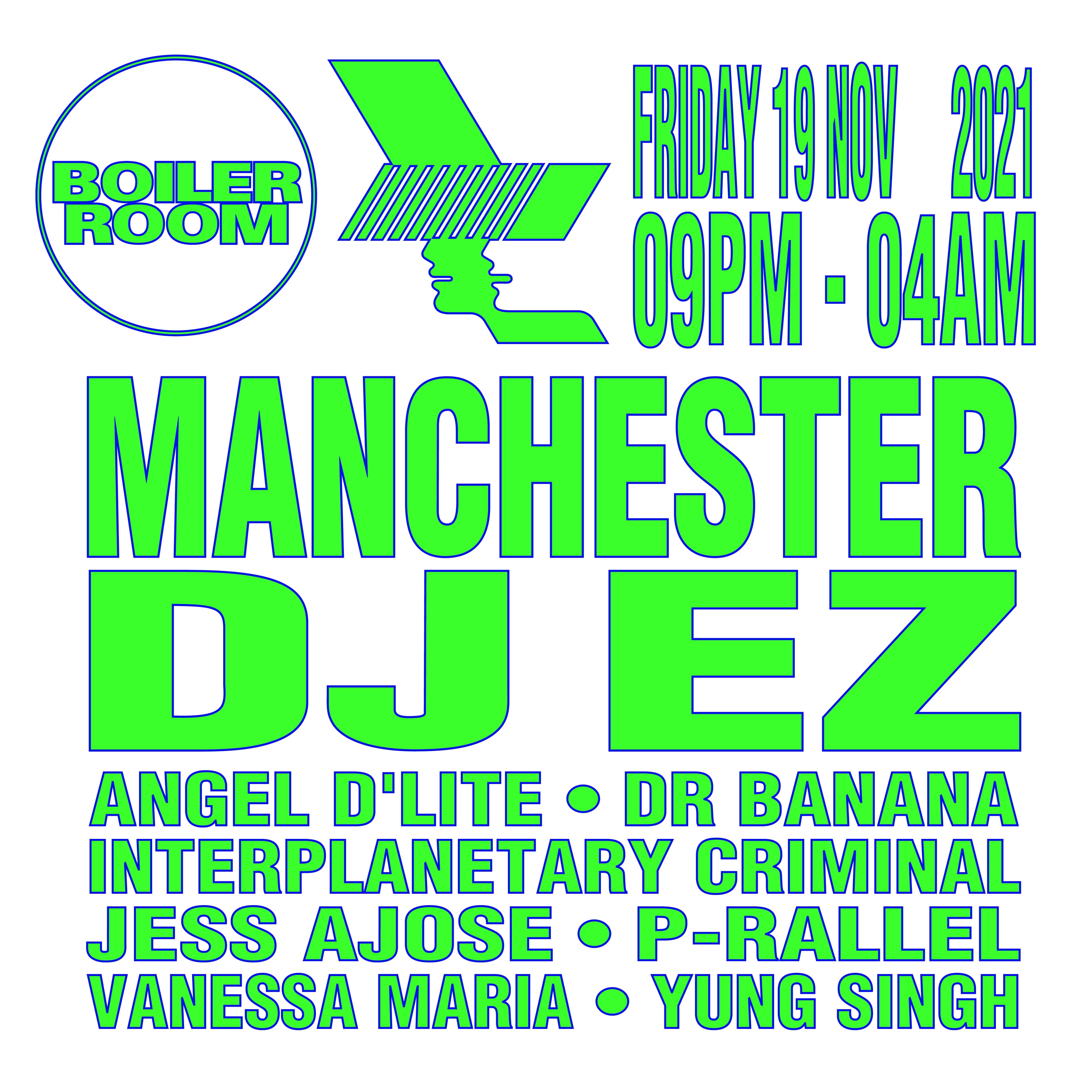 Boiler Room x The Warehouse Project flyer