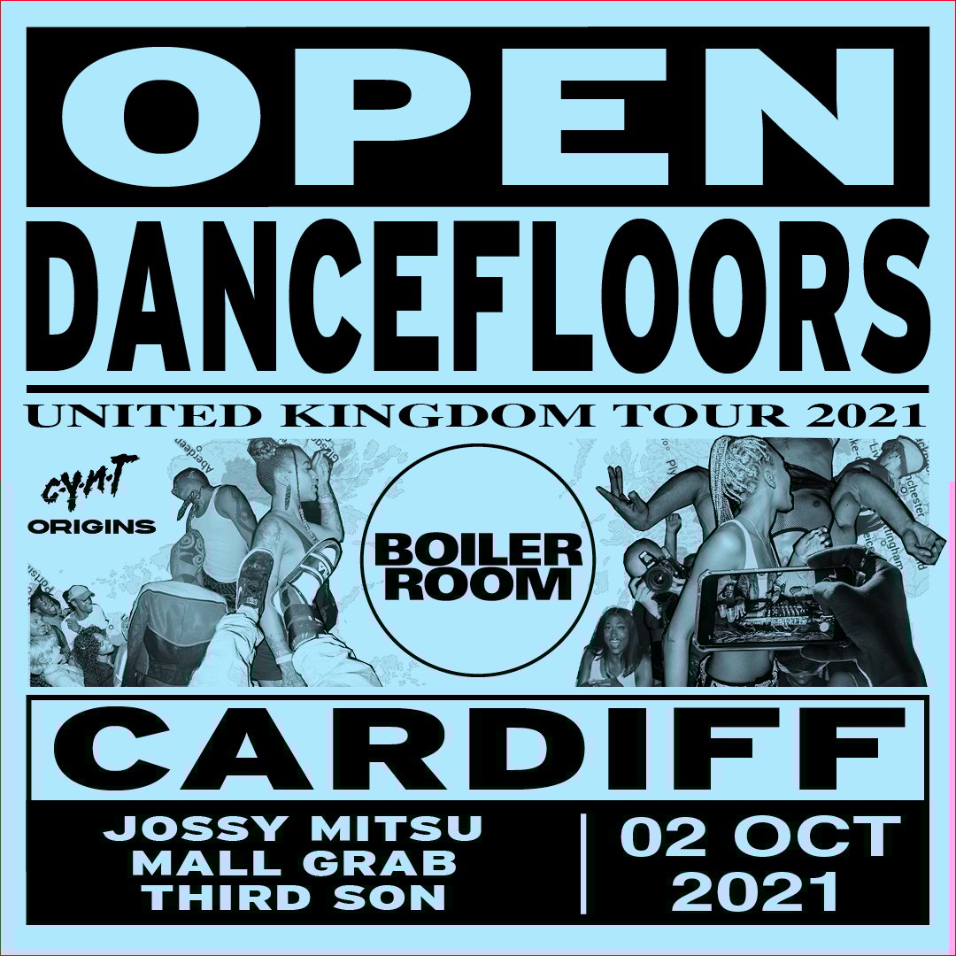 Open Dancefloors | Cardiff flyer