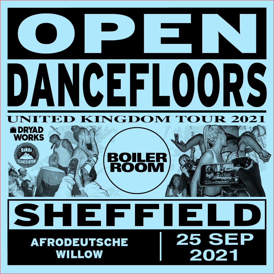 Open Dancefloors | Sheffield flyer