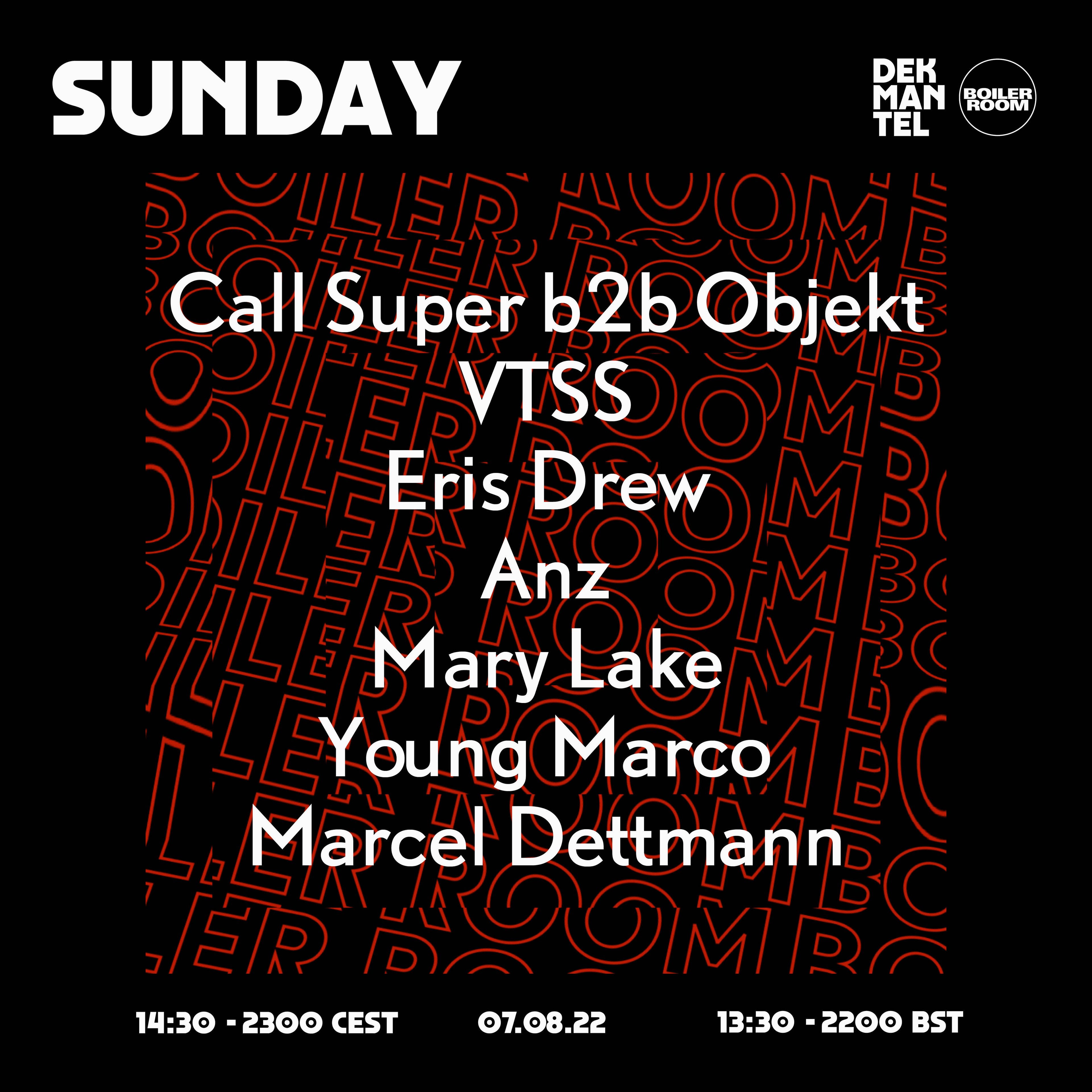 Dekmantel 2022 | Sunday flyer