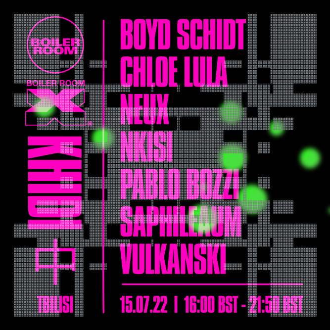 Boiler Room X Khidi: Tbilisi flyer