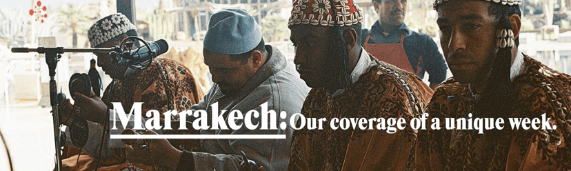 Flyer for event Marrakech x Dar Al-Ma'mûn.