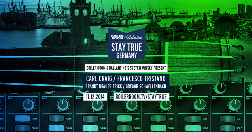Flyer for event Stay True Germany.